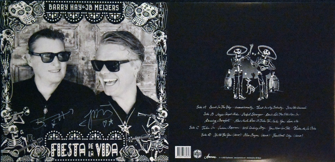 Bieden op de gesigneerde dubbel LP FIESTA DE LA VIDA van Barry Hay en JB&nbsp;Meijers